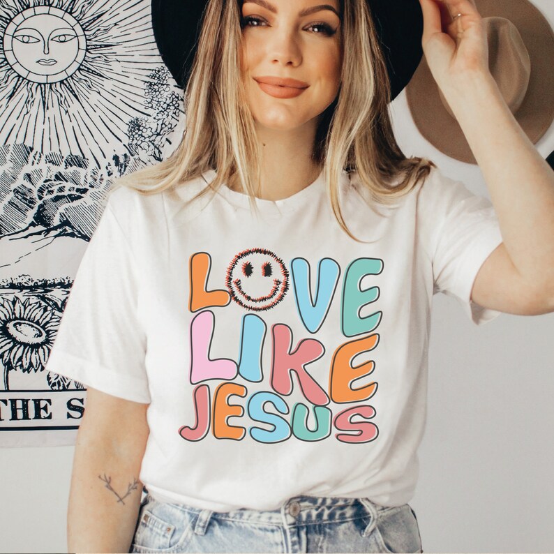 Love Like Jesus SVG PNG Christian Svg Christian Png Cute - Etsy