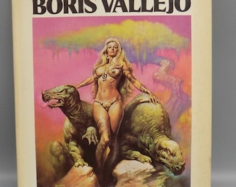 Vintage 1978 Boris Vallejo Art Book, 1st Edition Sci-Fi Hardcover
