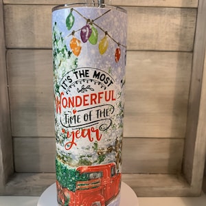 20oz It’s the mist wonderful time of the year Christmas Tumbler