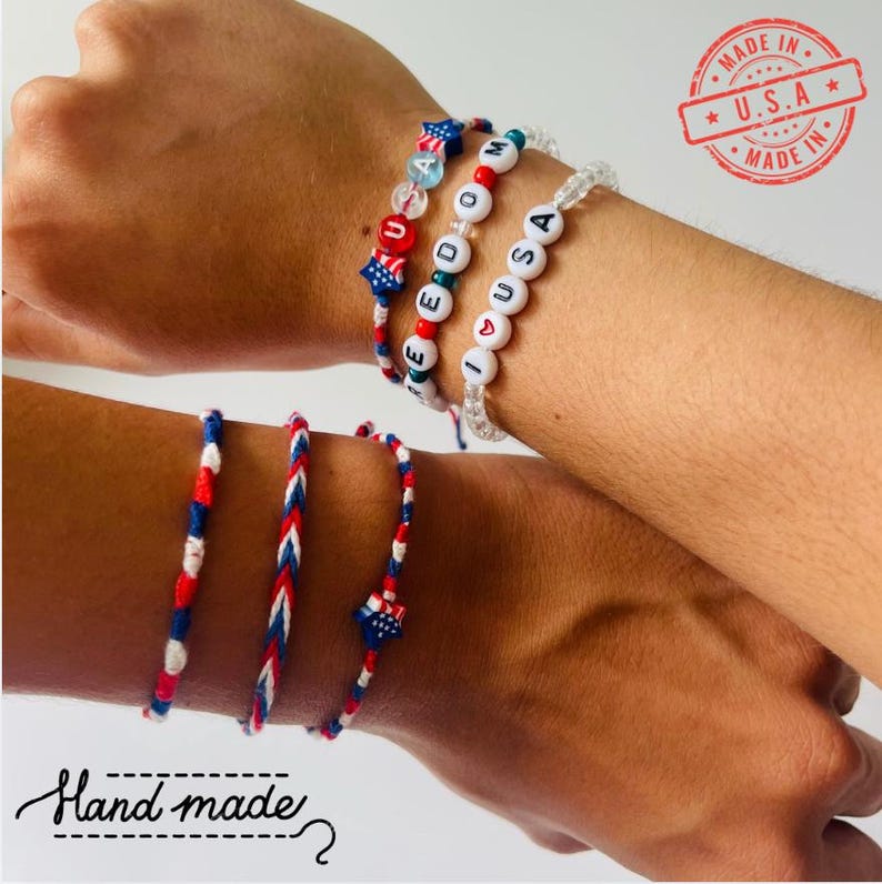 USA Edition Bracelets | World Cup Bracelet | FIFA World Cup 2026 Bracelet | Soccer Bracelet | Handmade | Summer 2026 Collection image 2