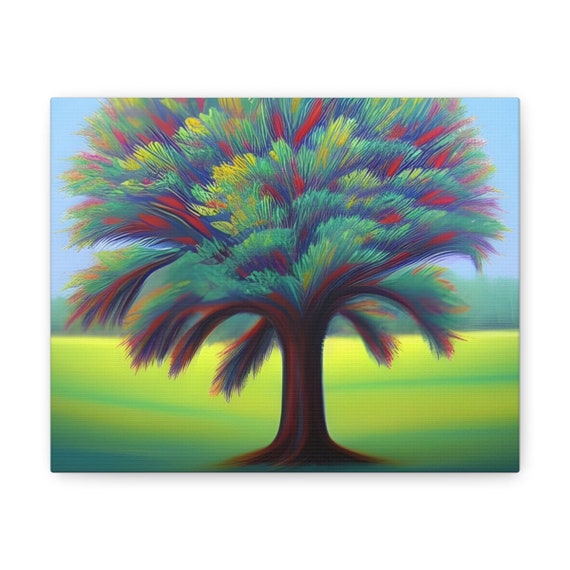 Savannah Tree Painting Tree Landscape Canvas Art African Etsy