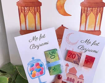 Me fat bajrami l Bajram Geld Geschenk für Kinder l Eid Geld Geschenk albanisch