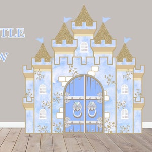 Party Panel decor, UV printed, coroplast cutouts party decorations: 6FT Castle Panel, Castle party cutout, Castle Party Set up, Castle Tower