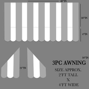 Party Decor, Easy Diy Awning, coroplast cutout party decorations: Awning party prop, Awning tent, Awning coroplast made, Party Awning