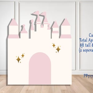 Party Panel decor, UV printed, coroplast cutouts party decorations: Castle Panel, Castle party cutout, Castle Party Set up, Castle Tower