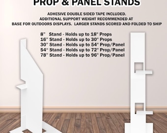 ADD-ON Stand for Party Props, Cutout stand, Stand for party cutouts.COROPLAST stand, Stand for Coroplast cutouts. Made out of Coroplast