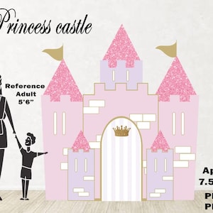 Party Panel decor, UV printed, coroplast cutouts party decorations: Castle Panel, Castle party cutout, Castle Party Set up, Castle Tower
