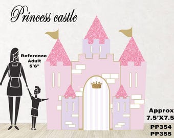 Party Panel decor, UV printed, coroplast cutouts party decorations: Castle Panel, Castle party cutout, Castle Party Set up, Castle Tower