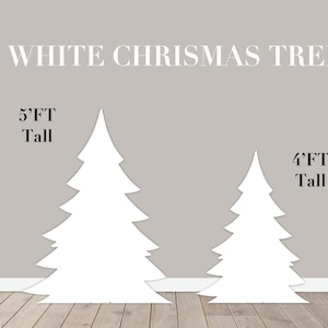 Party Props, Party cutout, UV printed, coroplast cutout party decoration: Christmas, Pine trees Party prop decor, Green trees cutouts,