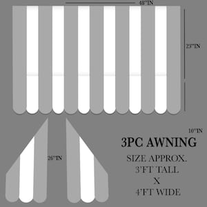 Party Decor, Easy Diy Awning, coroplast cutout party decorations: Awning party prop, Awning tent, Awning coroplast made, Party Awning