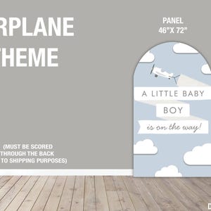 Party Panel decor, UV printed, coroplast cutouts party decoration: Airplane Party Decorations, Baby shower cutouts, airplane Party Props