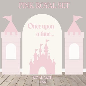 Party Panel decor, UV printed, coroplast cutouts party decorations: 6FT Castle Panel, Castle party cutout, Castle Party Set up, Castle Tower