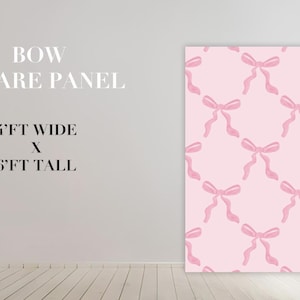 Party Panel, Party Decor, UV printed, coroplast cutouts party decorations:DARK PINK Bow Panel Set, Bow party Prop, bow panel,