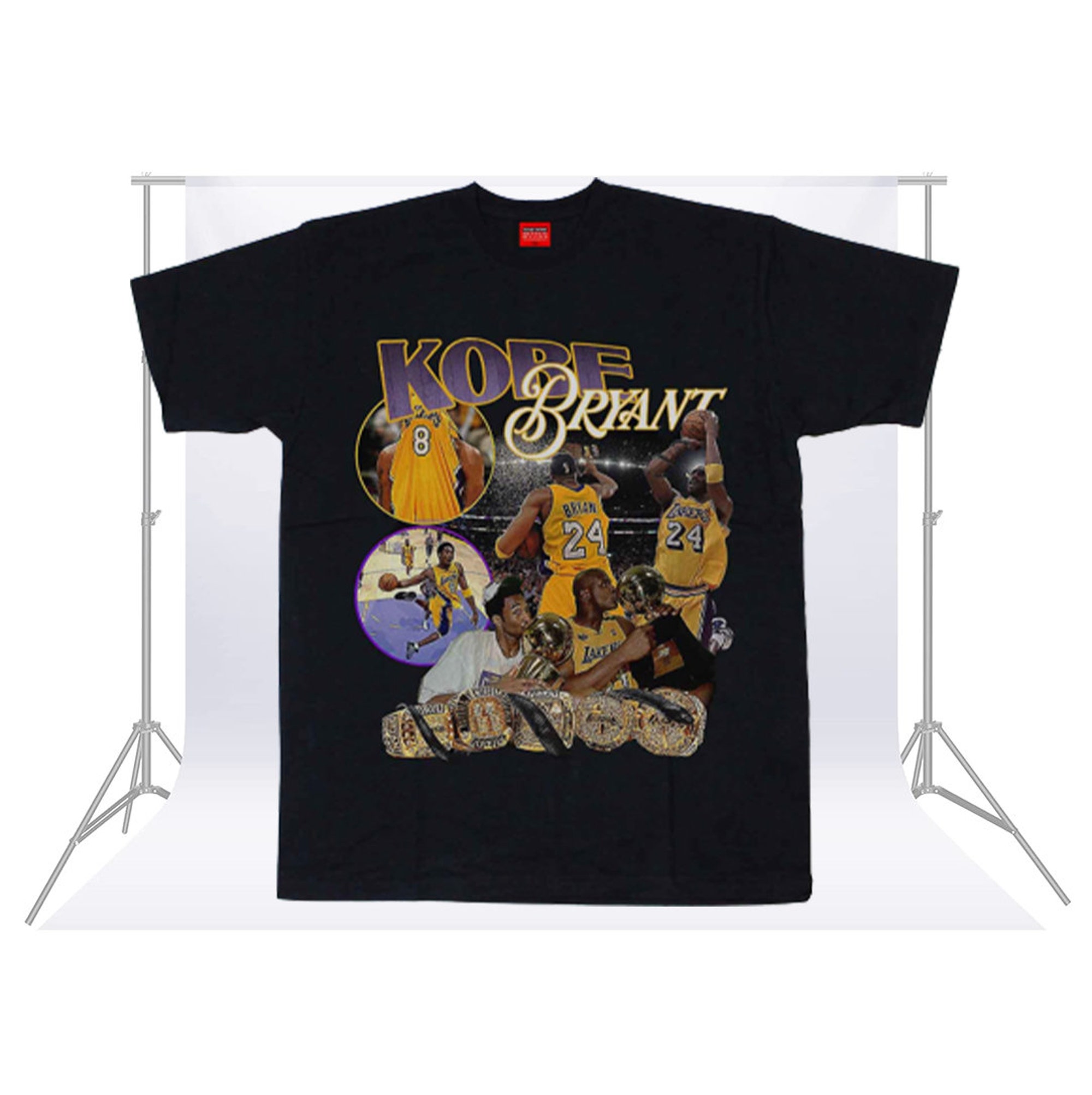 Discover Kobe Bryant Vintage Portrait T-Shirt