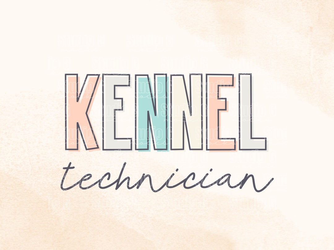 Kennel Tech PNG, Veterinary Technician, Veterinarian Appreciation Gift