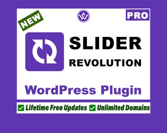 Slider Revolution Pro WordPress Plugin and Slider Revolution Templates Pack Lifetime Updates