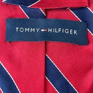 Tommy Hilfiger Red and Blue Necktie 100% Silk - Etsy