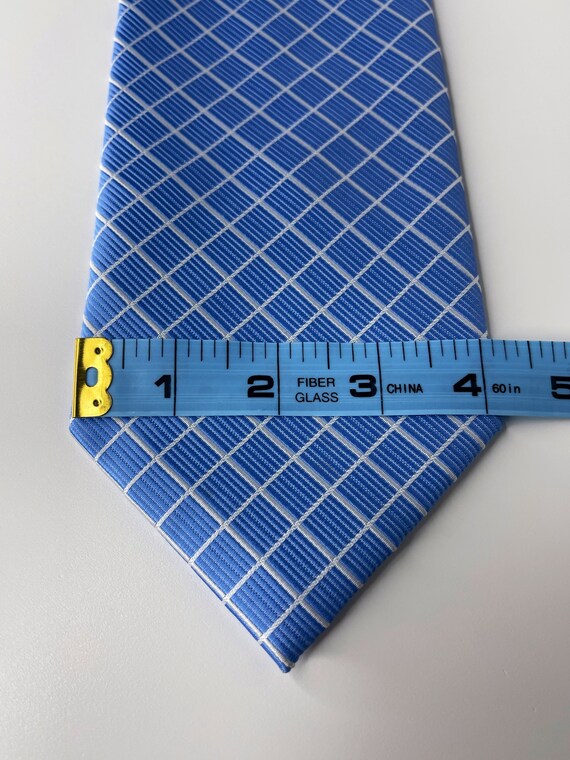 Baby Blue Burberry tie - Vintage tie - Wedding ti… - image 10