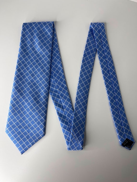 Baby Blue Burberry tie - Vintage tie - Wedding ti… - image 3