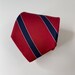 Tommy Hilfiger Red and Blue Necktie 100% Silk - Etsy