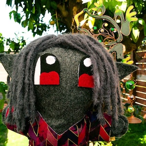 Dark Elves: Malagkiir | fantasy plush, doll, TTRPG, elf, OOAK