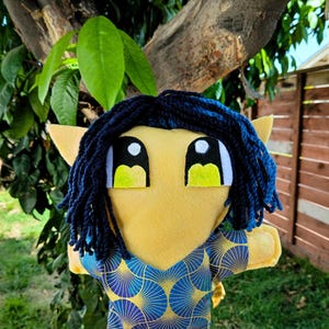 Sun Elves: Umbadil | fantasy plush, doll, TTRPG, elf, OOAK