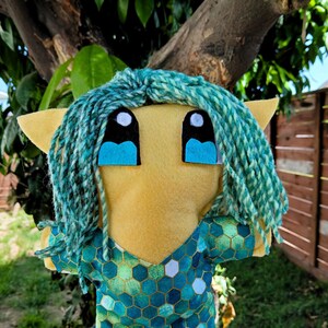 Sun Elves: Nanalin | fantasy plush, doll, TTRPG, elf, OOAK