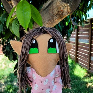 Surface Elves: Endrelras | fantasy plush, doll, TTRPG, elf, OOAK