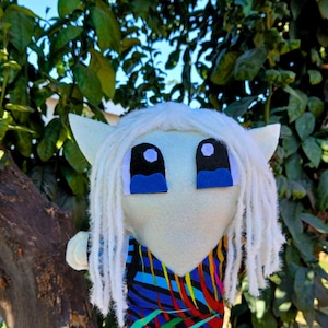 Snow Elves: Athhis | fantasy plush, doll, TTRPG, elf, OOAK