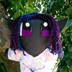 Dark Elves: Cailana | fantasy plush, doll, TTRPG, elf, OOAK