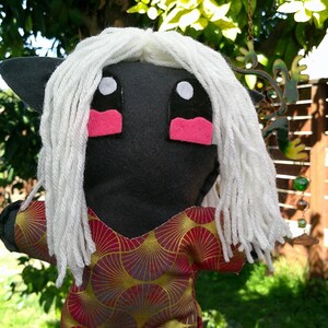 Dark Elves: Pellanra | fantasy plush, doll, TTRPG, elf, OOAK