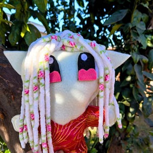 Snow Elves: Haerzis | fantasy plush, doll, TTRPG, elf, OOAK