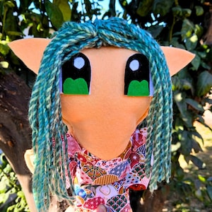Surface Elves: Merellien | fantasy plush, doll, TTRPG, elf, OOAK