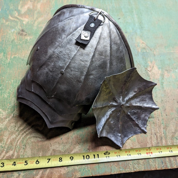 Gothic German Pauldron armor PDF templates, Medieval knight patterns, EVA foam, Cosplay, Renaissance, Blacksmithing, DIY costume