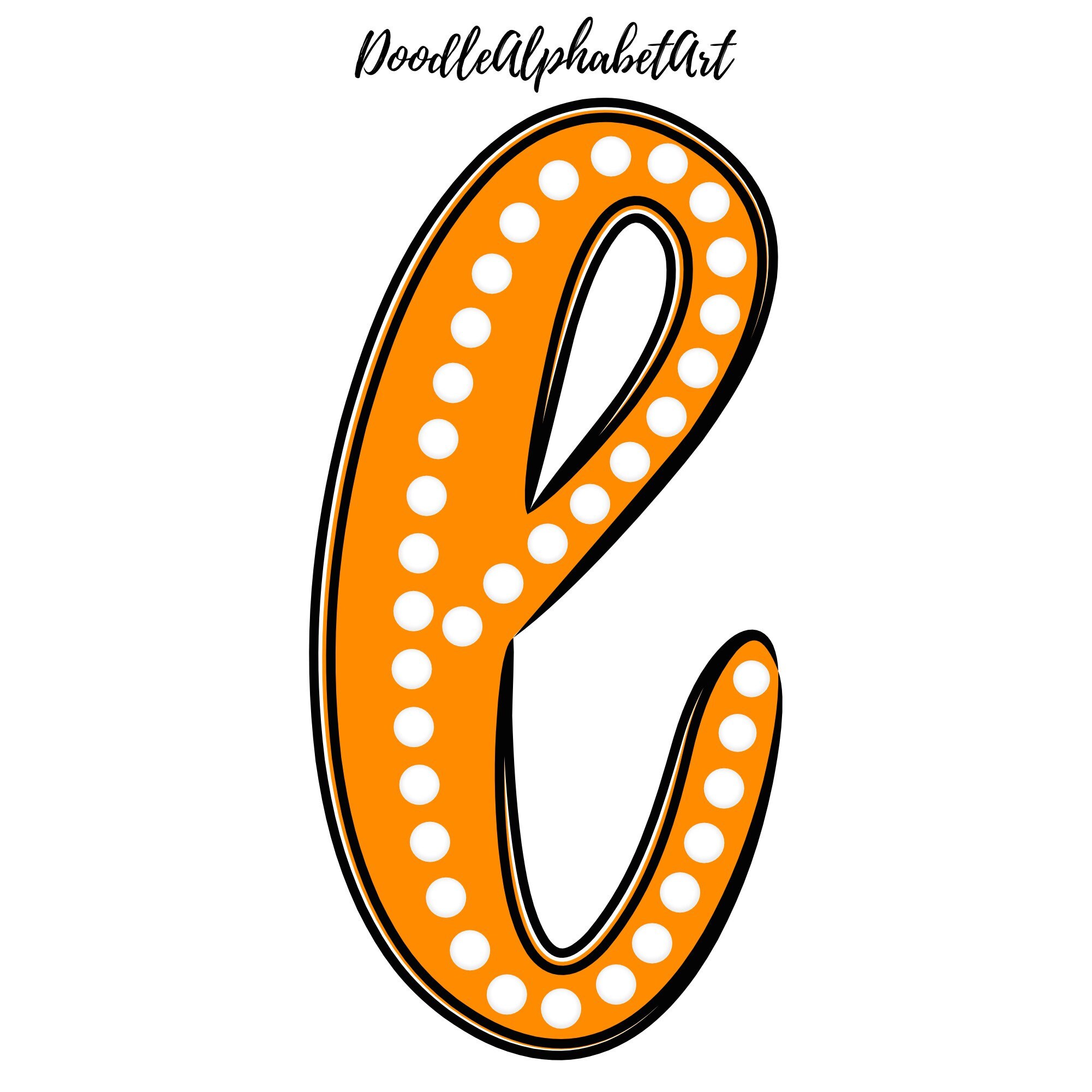 Dotted Font PNG: Bright Color Letters, Numbers, Symbols (5 Alpha
