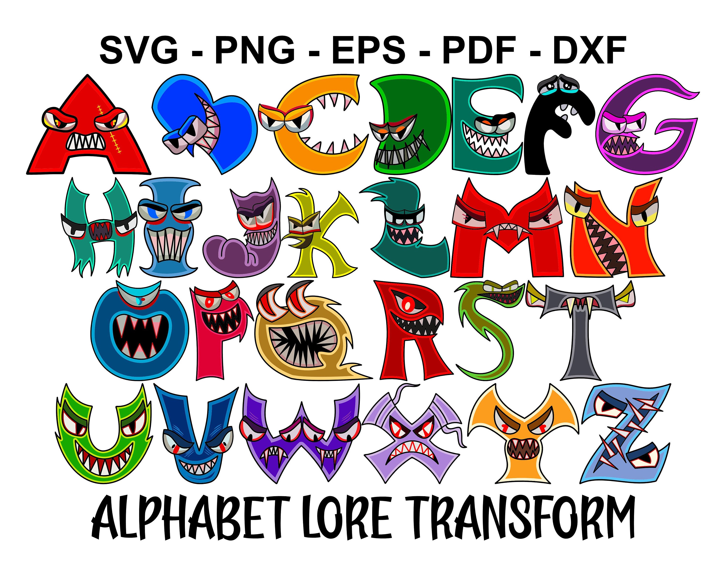 ALPHABET LORE (A-Z) BUT Transformed from Rainbow Friends