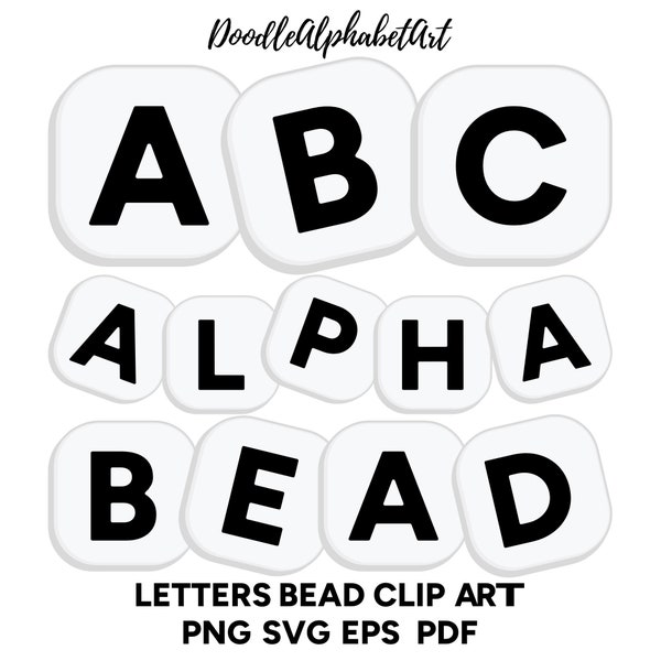 Black and White Letter Png Etsy
