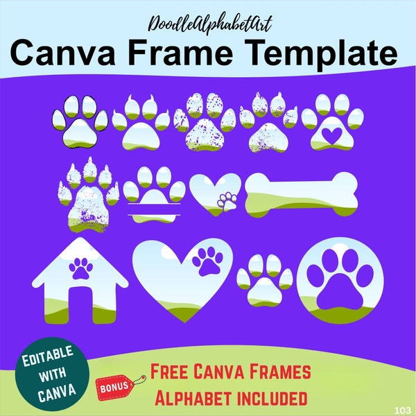 All Canva Frames Etsy