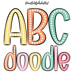 Teacher color Dots Letters PNG Bundle, 5 Alpha Sets, Marquee Letters Numbers, Polka dots Alphabet, Sublimation designs Digital Printable PNG