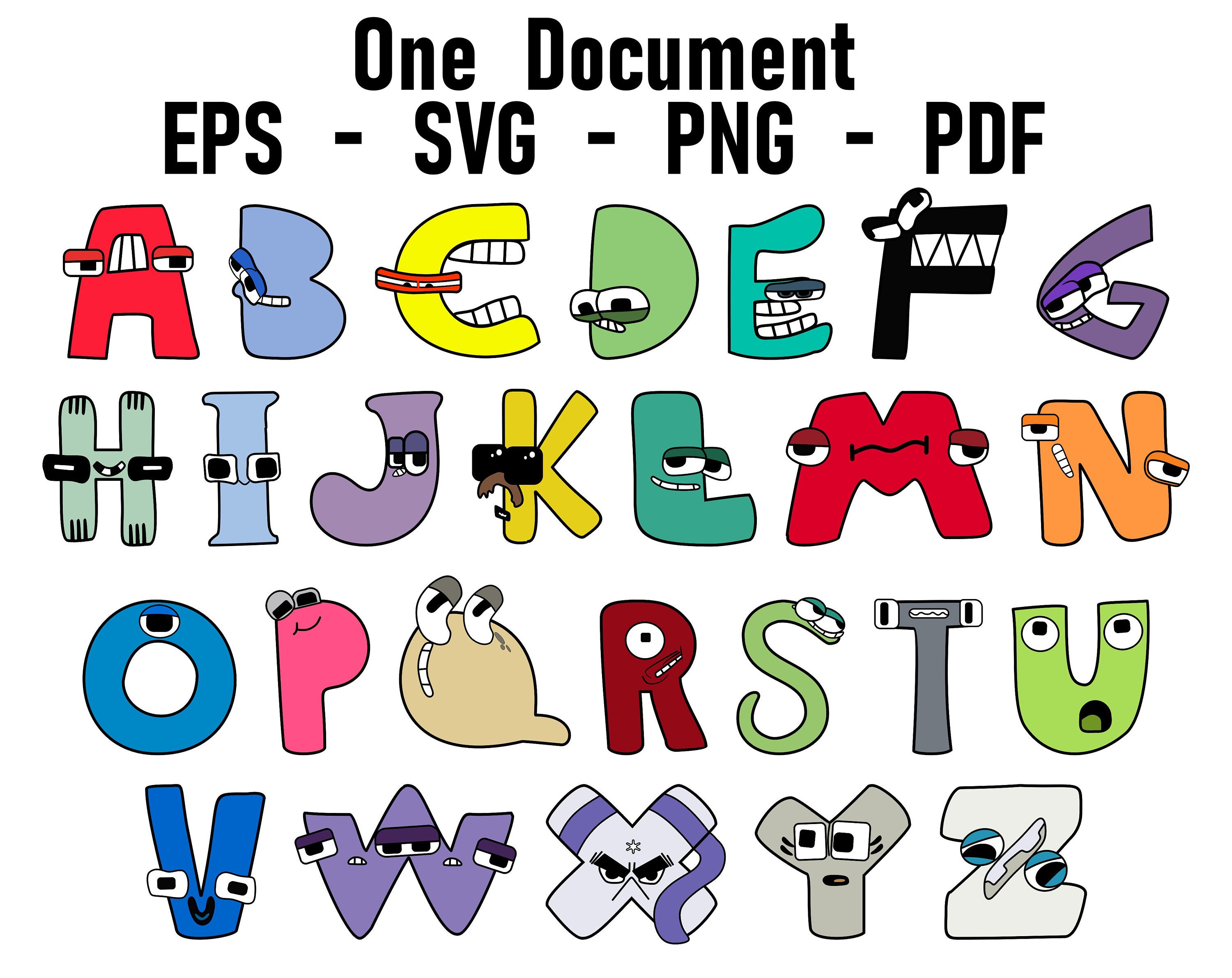 One Document Complete Alphabet Lore Bundle Uppercase -  New Zealand