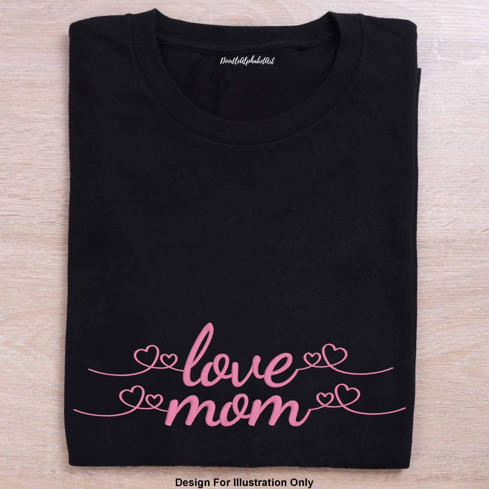 Dancing Script Hearts Stroke Monogram Satin Stitch Alphabet Embroidery ...