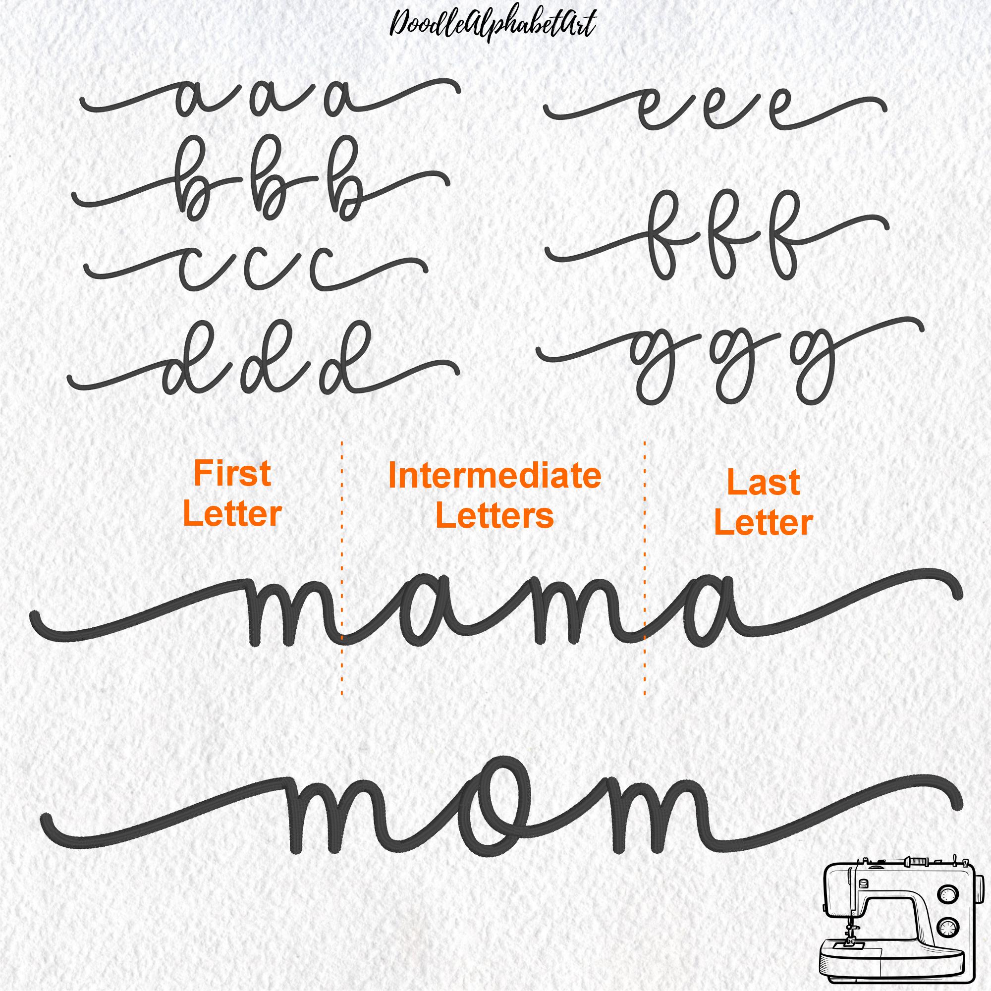 Strokemix Duo Font Embroidery | Duo Font BX Script & Block | Stroke ...