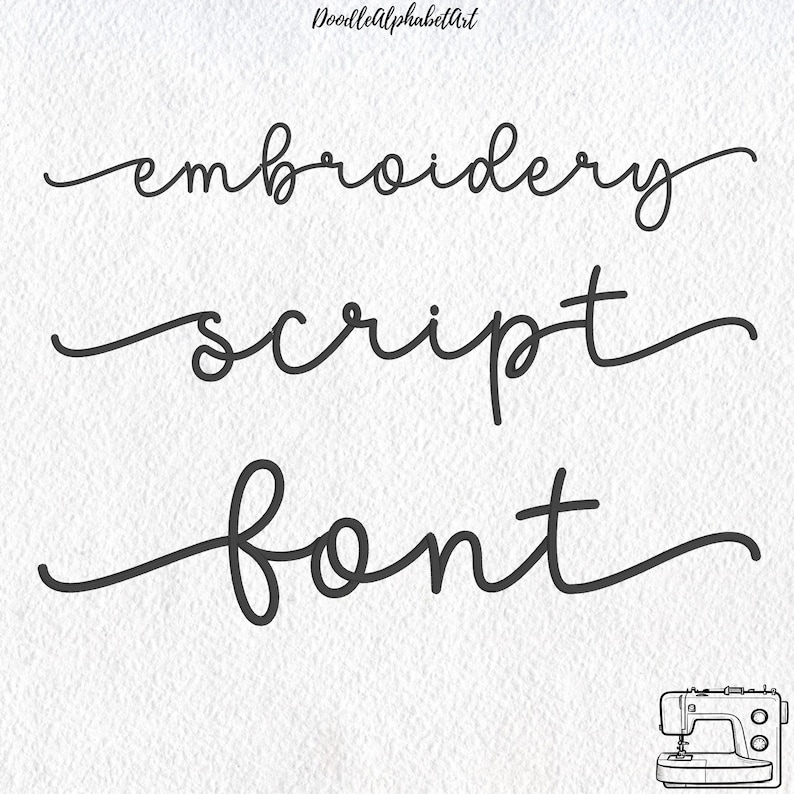 Strokemix Duo Font Embroidery | Duo Font BX Script & Block | Stroke ...