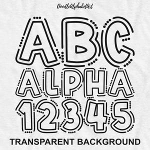 Retro Lines Alphabet PNG Bundle: Teacher Color Palette (digital ...
