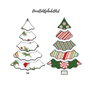 Christmas Tree Canva Frames, Editable Frames Template in Canva, Easy ...