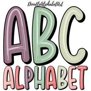 Scribble Letters PNG, white Underline Retro doodle Alphabet PNG Bundle, Digital Hand Drawn Scribble Alpha Sublimation Designs