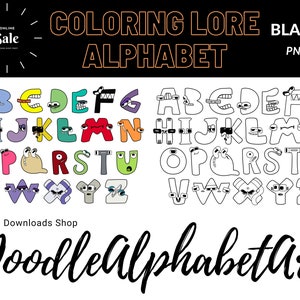 Alphabet Lore Heroes Alphabet Lore Colouring in Printable 