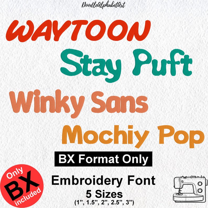 BX Embroidery Fonts Pack: Fill Stitch Alphabet (digital Download) - Etsy