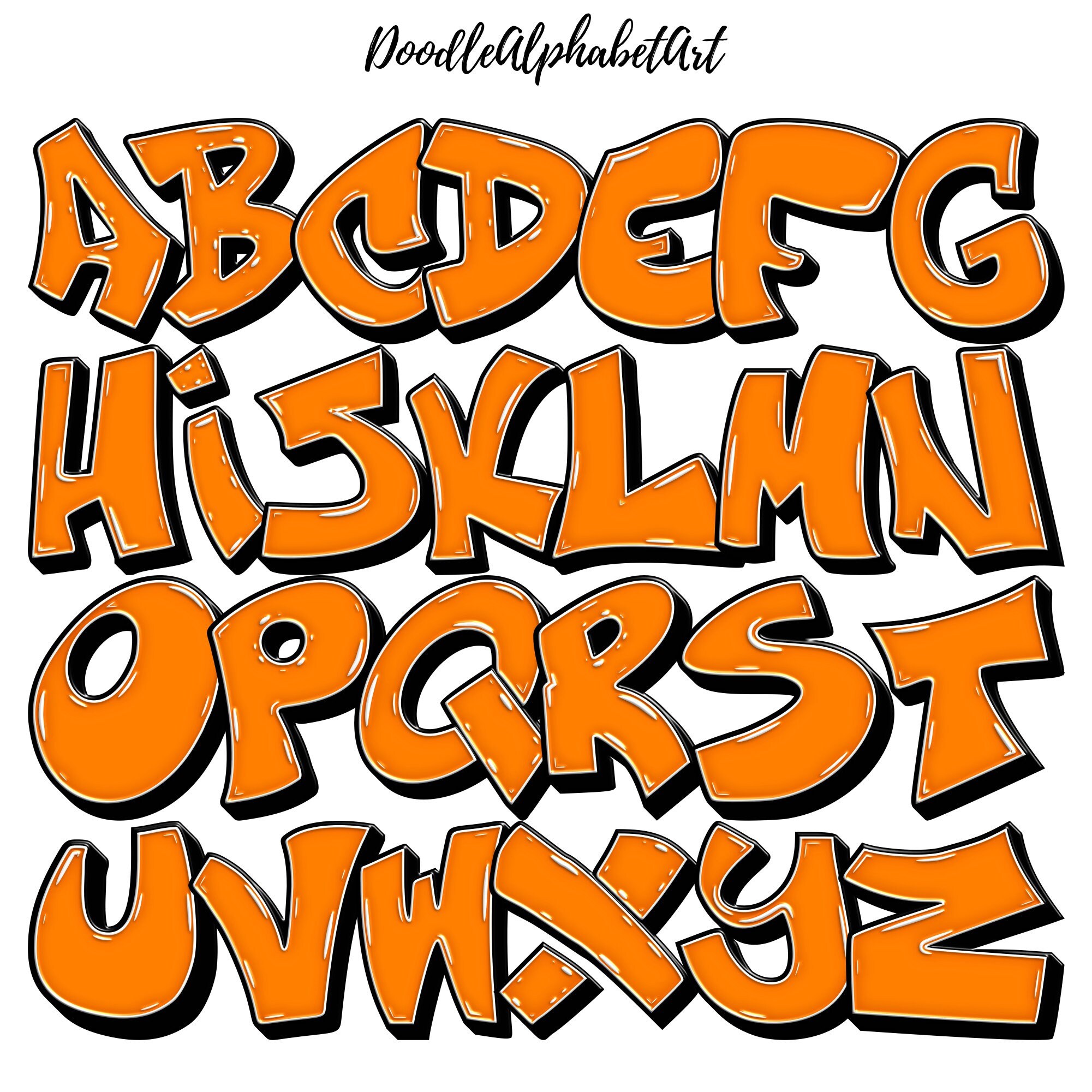 趣味 Graffiti alphabet 趣味 Graffiti alphabet Alfabeto Graffiti 1