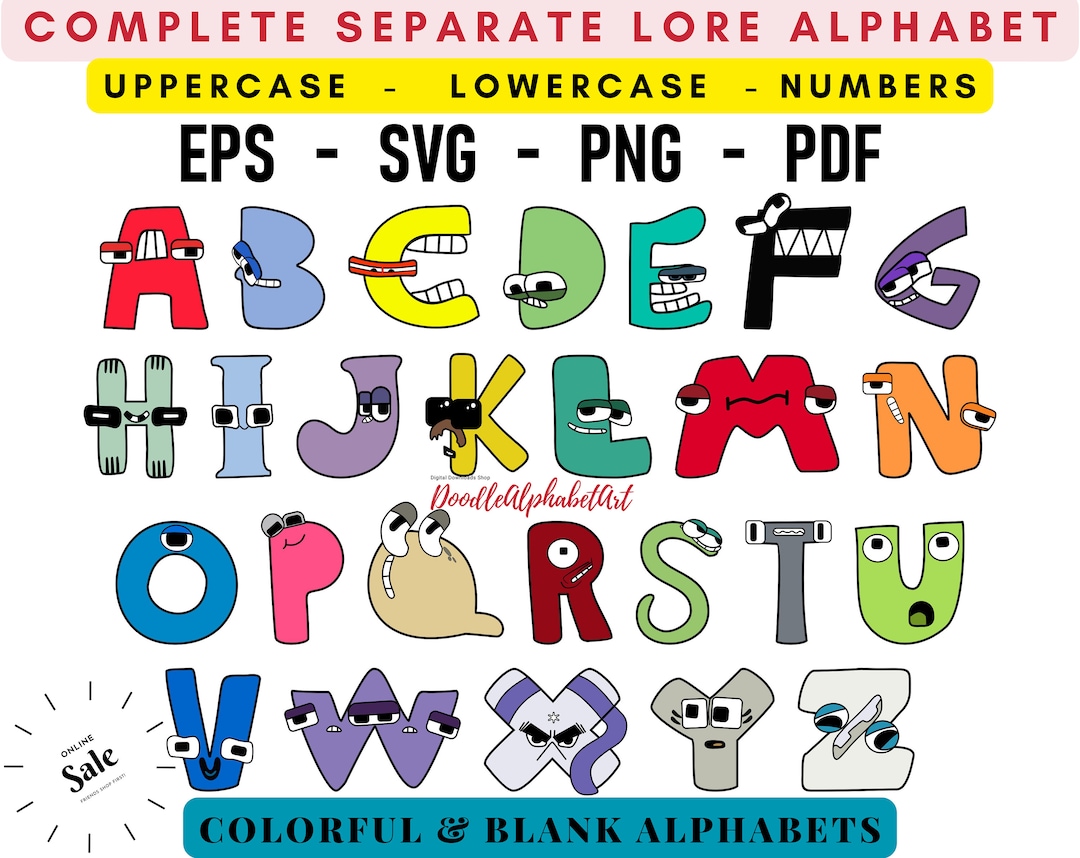 Alphabet Lore and number lore | Art Print